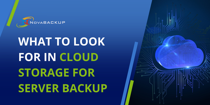 What to Look for in Cloud Storage for Server Backup